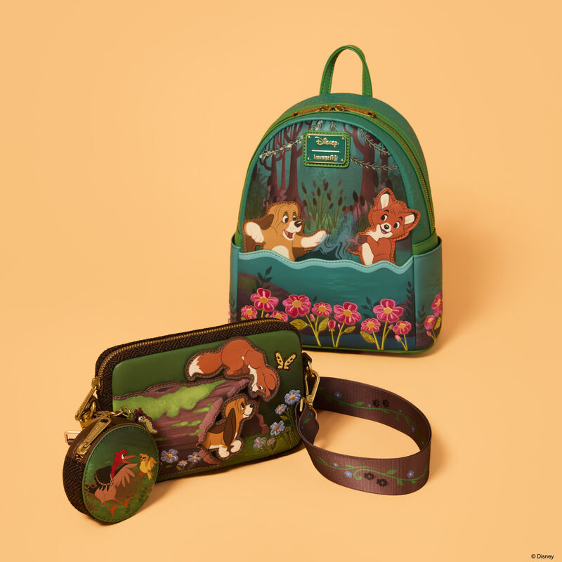 The Fox and the Hound Tod & Copper Sling Crossbody Bag with Coin Bag, , hi-res view 4